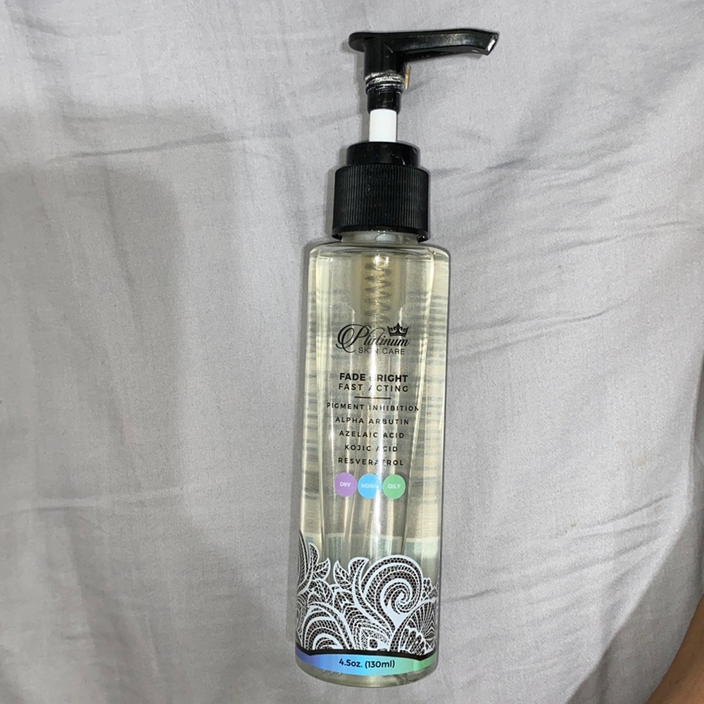 Fast acting pigmentation fade serum